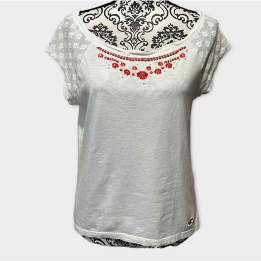 Hollister Easy Fit Bay Shore Top Tee Size M